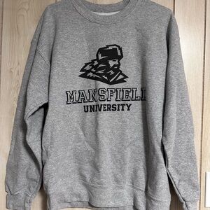 Mansfield University Gray Sweater